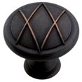 thumbnail image 1 of Amerock Bp24234 Lattice 1-3/8" Mushroom Cabinet Knob - Bronze, 1 of 4