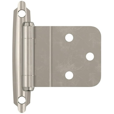 Amerock BPR3428G9 Sterling Nickel Steel Self-Closing Cabinet Hinge 2-3/4 L in.