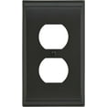 thumbnail image 1 of Amerock Bp36508 Candler Single Gang Duplex Outlet Wall Plate - Bronze, 1 of 5