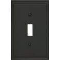 thumbnail image 1 of Amerock Bp36514 Mulholland Single Switch Outlet Wall Plate - Bronze, 1 of 7