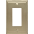 thumbnail image 1 of Amerock Bp36518 Mulholland Single Rocker / Gfi Outlet Wall Plate - Gold, 1 of 5