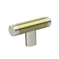 thumbnail image 1 of Amerock Bp36556 Bronx 5/8" Bar Cabinet Knob - Polished Nickel / Golden Champagne, 1 of 7