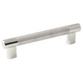 thumbnail image 1 of Esquire 5-1/16 in (128 mm) Center-to-Center Polished Nickel/Stainless Steel Cabinet Pull, 1 of 7