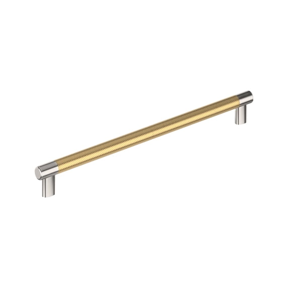 Amerock Bp36561 Bronx 12-5/8" Center To Center Bar Cabinet Pull - Polished Nickel /