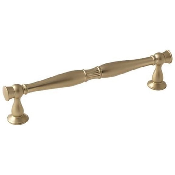 Amerock Bp36595 Crawford 6-5/16" Center To Center Bar Cabinet Pull - Gold