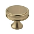 thumbnail image 1 of Amerock Oberon 1-3/8 in (35 mm) Diameter Golden Champagne Cabinet Knob, 1 of 7