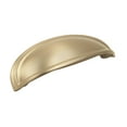 thumbnail image 1 of Amerock Bp36640 Ashby 3 And 4" Center To Center Cup Cabinet Pull - Gold, 1 of 7