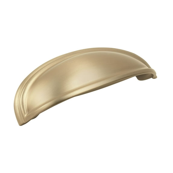 Amerock Bp36640 Ashby 3 And 4" Center To Center Cup Cabinet Pull - Gold