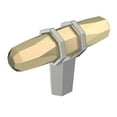 thumbnail image 1 of Amerock Bp36647l London 9/16" Bar Cabinet Knob - Golden Champagne / Polished Chrome, 1 of 7