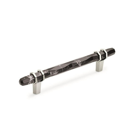 Amerock Bp36649 Carrione 5-1/16" Center To Center Designer Cabinet Pull - Marble Black /