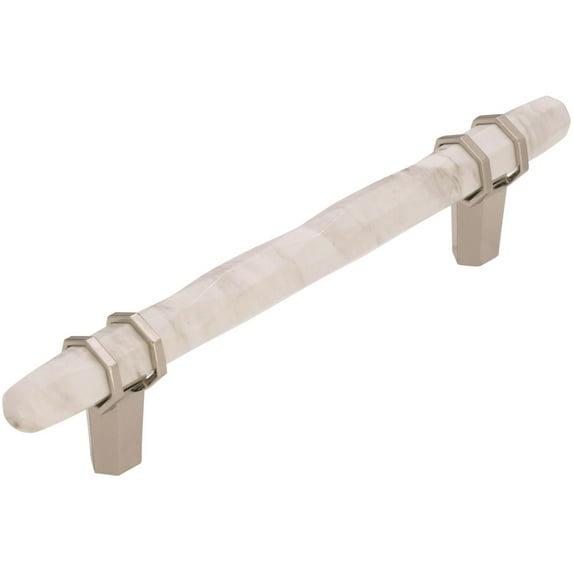 Amerock Bp36649 Carrione 5-1/16" Center To Center Designer Cabinet Pull - White