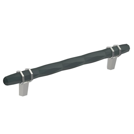 Amerock Bp36650l London 6-5/16" Center To Center Bar Cabinet Pull - Black Bronze /