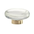 thumbnail image 1 of Amerock Bp36652 Glacio 1-3/4" Mushroom Cabinet Knob - Crystal / Champagne, 1 of 7