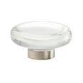 thumbnail image 1 of Amerock Bp36652 Glacio 1-3/4" Mushroom Cabinet Knob - Nickel, 1 of 7