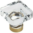 thumbnail image 1 of Amerock Bp36653 Glacio 1-3/8" Square Cabinet Knob - Bronze, 1 of 7