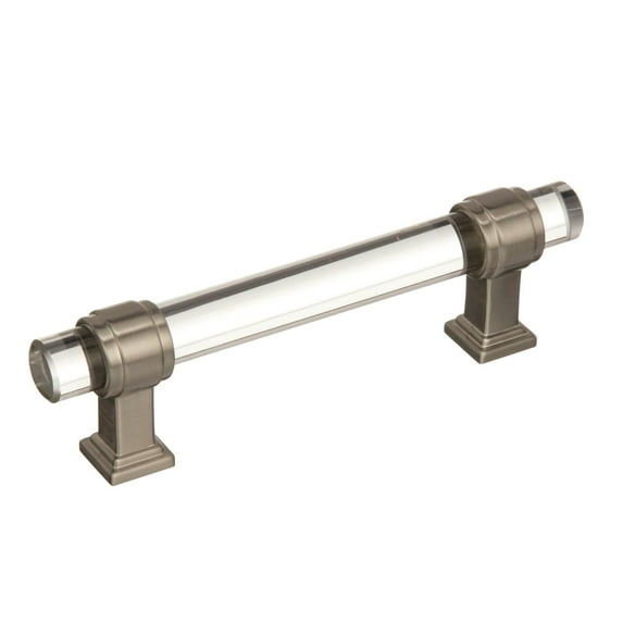 Amerock Bp36654 Glacio 3-3/4" Center To Center Bar Cabinet Pull - Nickel