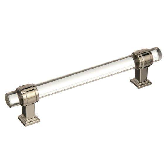 Amerock Bp36655 Glacio 5-1/16" Center To Center Bar Cabinet Pull - Nickel