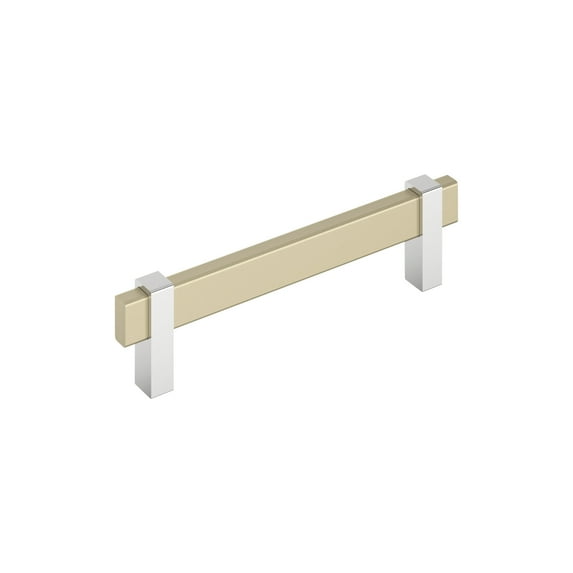 Amerock Bp36724 Mulino 5-1/16" Center To Center Bar Cabinet Pull - Golden Champagne /
