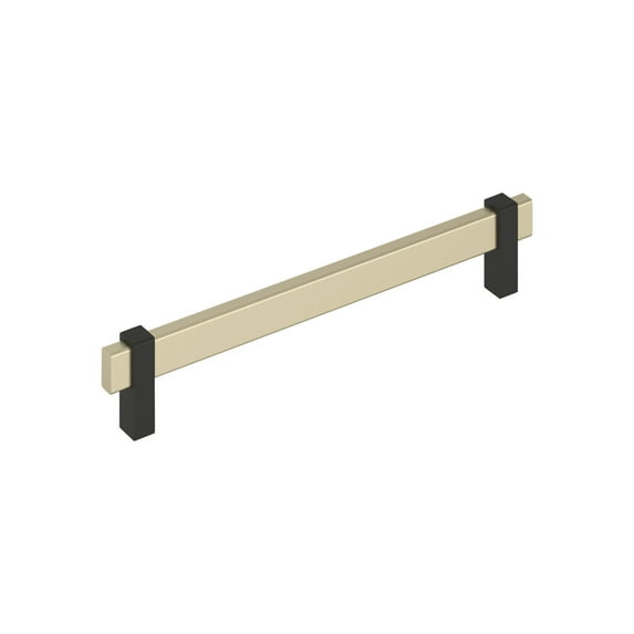 Amerock Bp36725 Mulino 7-9/16" Center To Center Bar Cabinet Pull - Golden Champagne /