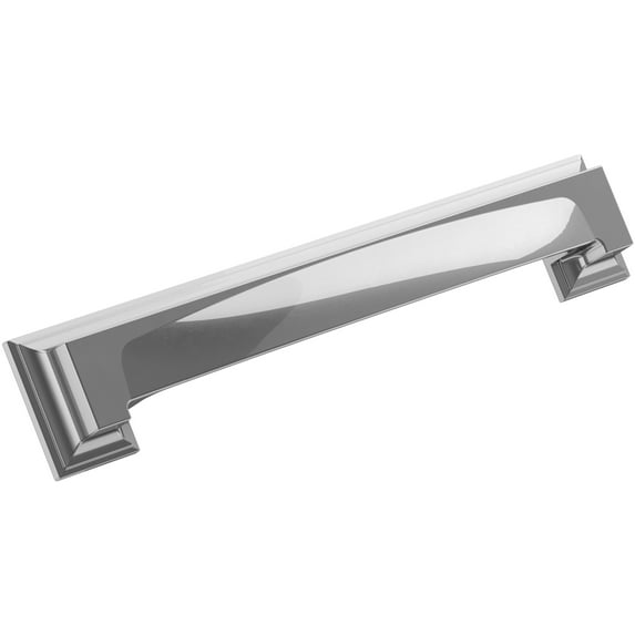 Amerock Bp36763 Appoint 5-1/16 And 6-5/16" Dual Center To Center Cup Cabinet Pull - Chrome