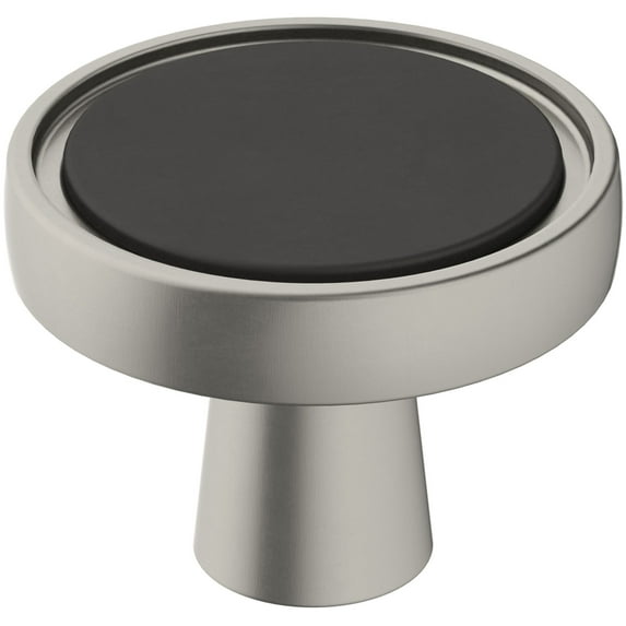 Amerock Bp36857 Mergence 1-3/8" Mushroom Cabinet Knob - Black