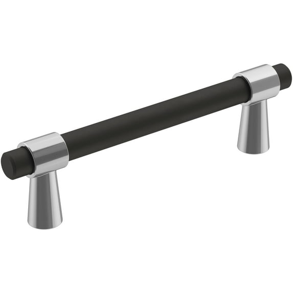 Amerock Bp36858 Mergence 3-3/4" Center To Center Bar Cabinet Pull - Black