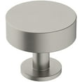 thumbnail image 1 of Radius 1-1/4 in (32 mm) Diameter Satin Nickel Cabinet Knob, 1 of 7