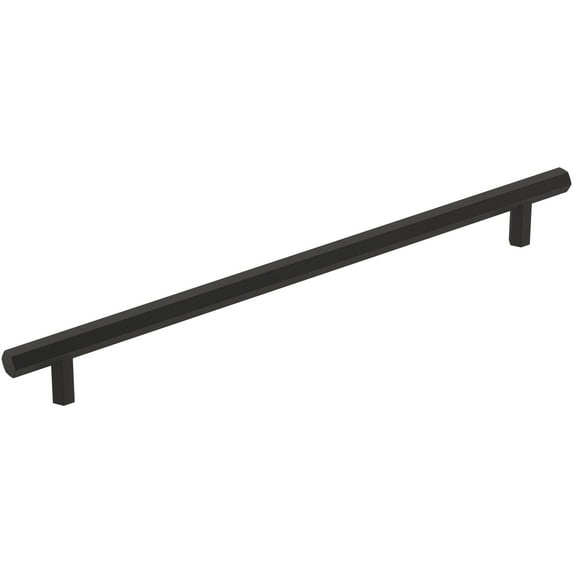 Amerock Bp36877 Caliber 10-1/16" Center To Center Bar Cabinet Pull - Black