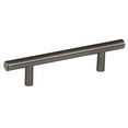 thumbnail image 1 of Amerock Bar Pulls 3-3/4 in (96 mm) Center-to-Center Gunmetal Cabinet Pull, 1 of 7