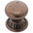 thumbnail image 1 of Amerock Ambrosia Rustic Bronze 1-1/4-inch (32mm) Diameter Knob, 1 of 4