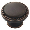 thumbnail image 1 of Allison Value 1-3/16 in (30 mm) Diameter Oil-Rubbed Bronze Cabinet Knob, 1 of 7