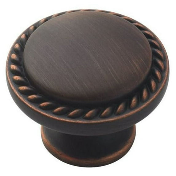 Allison Value 1-3/16 in (30 mm) Diameter Oil-Rubbed Bronze Cabinet Knob