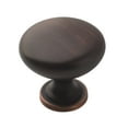 thumbnail image 1 of Amerock Edona Cabinet Drawer Knob Oil Rubbed Bronze 1-1/4" dia, 1 of 7