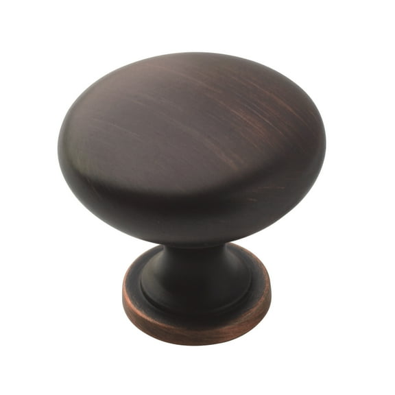 Amerock Edona Cabinet Drawer Knob Oil Rubbed Bronze 1-1/4" dia