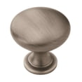 thumbnail image 1 of Allison Value 1-1/4 in (32 mm) Diameter Antique Silver Cabinet Knob, 1 of 4