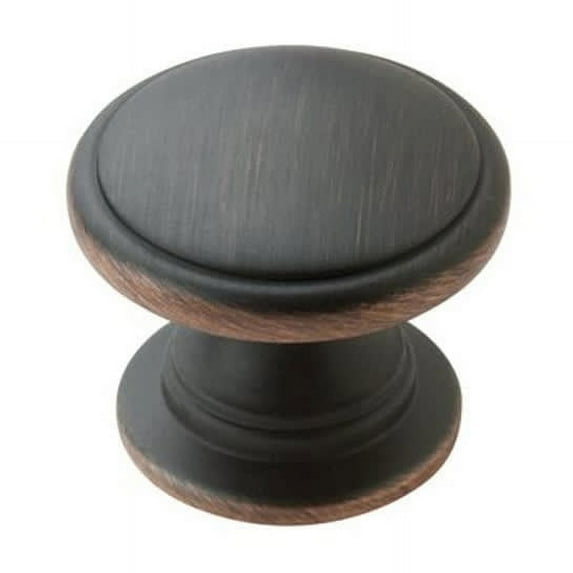 Amerock Bp53012-10Pack Ravino 1-1/4" Diameter Mushroom Cabinet Knob - Bronze