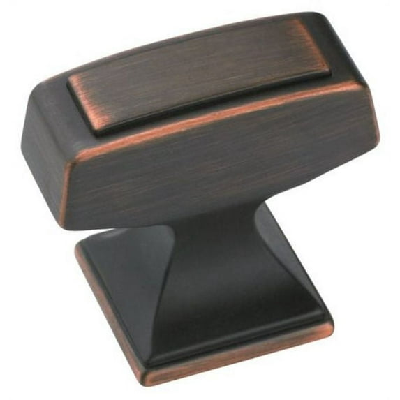 Amerock Mulholland Knob 1 1/4" X 13/16" Oil Rubbed Bronze