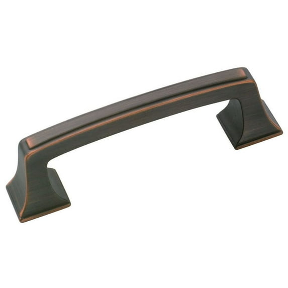 Amerock Bp53030 Mulholland 3" Center To Center Handle Cabinet Pull - Bronze
