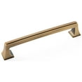thumbnail image 1 of Mulholland 6-5/16 in (160 mm) Center-to-Center Gilded Bronze Cabinet Pull, 1 of 7