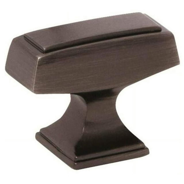 Amerock Bp535342 Mulholland 1-1/2" Rectangular Cabinet Knob - Gunmetal