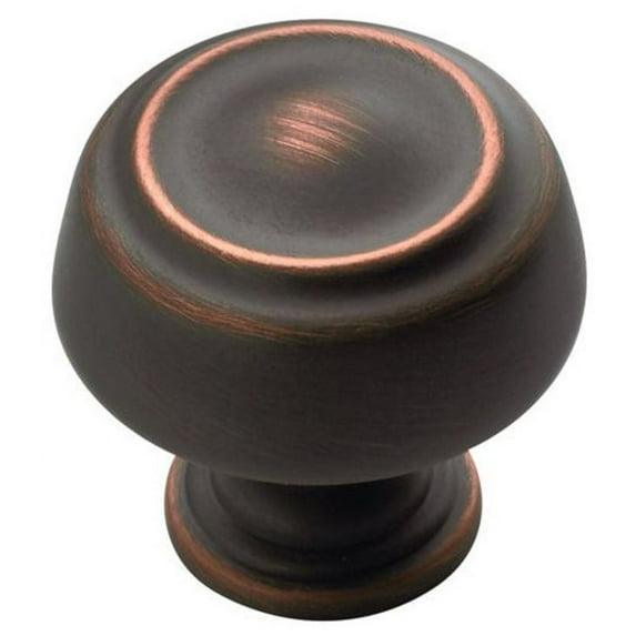 Amerock Kane 1-3/16 in (30 mm) Diameter Oil-Rubbed Bronze Cabinet Knob