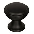 thumbnail image 1 of Amerock Westerly 1-3/16 in (30 mm) Diameter Black Bronze Cabinet Knob, 1 of 7