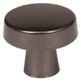 thumbnail image 1 of Amerock Blackrock 1-5/16 in (33 mm) Diameter Gunmetal Cabinet Knob, 1 of 7