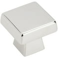 thumbnail image 1 of Amerock Bp55271 Blackrock 1-3/16" Square Cabinet Knob - Chrome, 1 of 7