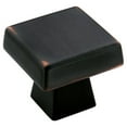 thumbnail image 1 of Amerock Bp55273 Blackrock 1-1/2" Square Cabinet Knob - Bronze, 1 of 7