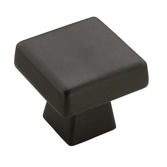 Amerock Blackrock 1-1/2 inch (38mm) Length Black Bronze Cabinet Knob