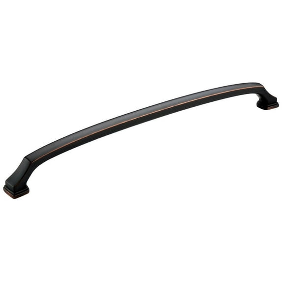 Amerock Revitalize 18 in (457 mm) Center-to-Center Oil-Rubbed Bronze Appliance Pull