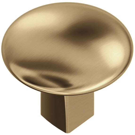 Amerock Bp55362 Riva 1-1/4" Oval Cabinet Knob - Bronze