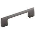 thumbnail image 1 of Amerock Riva 3-3/4 in (96 mm) Center-to-Center Graphite Cabinet Pull, 1 of 7