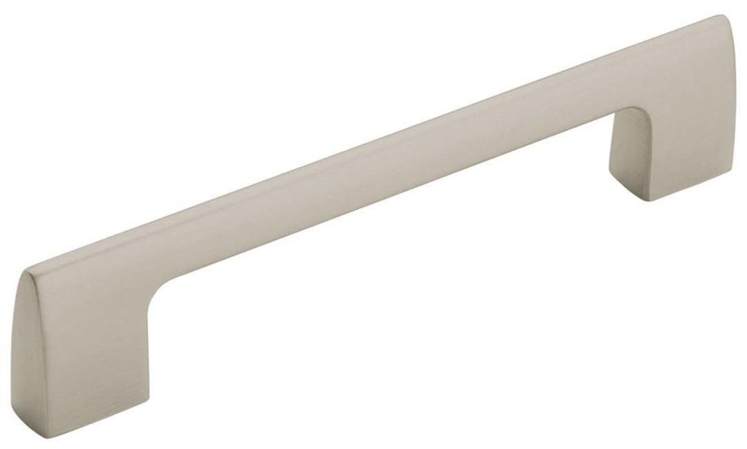 Amerock Riva 5-1/16 in (128 mm) Center-to-Center Satin Nickel Cabinet Pull